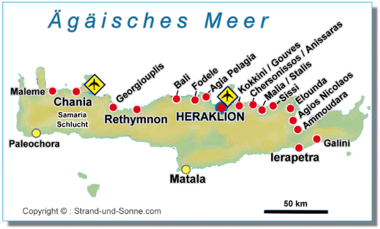 Kreta Karte
