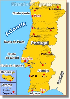 Portugal Karte